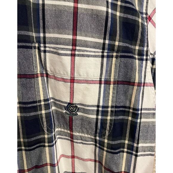 Roper Mens Western Shirt Extra Large (XL) Plaid Long Sleeve - Picture 2 of 4